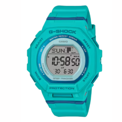 Casio G-Shock GMD-B300SC-2 Turquoise Blue Bio-based Resin Band Women Sport Watch